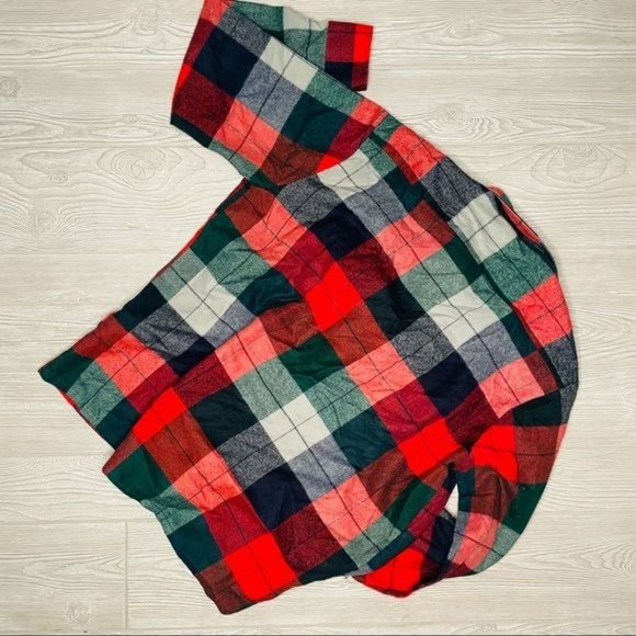 Backpacker oversized flannel button up long sleeve shirt size large - Picture 2 of 5